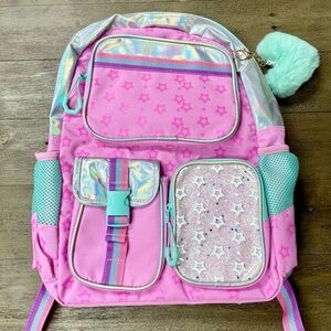 Pink and Mint Star Kids Backpack